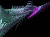 fractale 3D blue monster