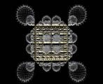 fractale en 3D gold creature