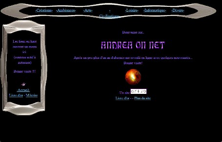 Andrea On Net Le site